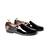 Black solid loafers