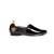 Black solid loafers