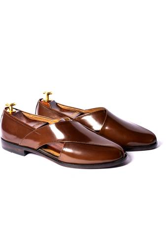 Brown solid Sandals