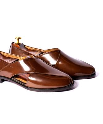 Brown solid Sandals 2