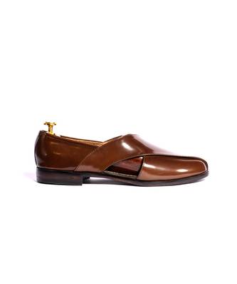 Brown solid Sandals 4