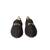 Black woven loafers