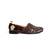 Brown woven loafers