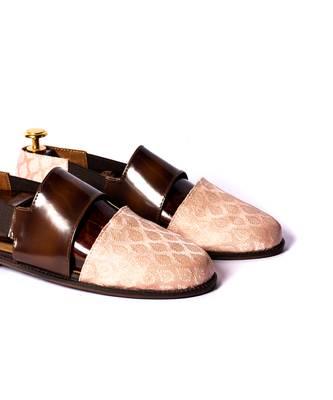 Pink woven sandals 2