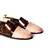 Pink woven sandals