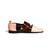 Pink woven sandals