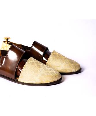 Yellow woven sandals 2