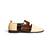 Yellow woven sandals