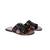 Black woven flats