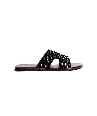 Black woven flats 4