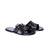 Black woven flats