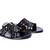 Black woven flats