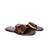 Brown solid flats