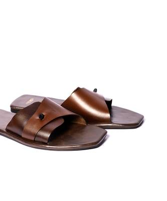 Brown solid flats 2