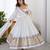 White Elegant Embroidered Sequence Designer Anarkali Three Piece Set