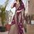Maroon butta zari jacquard silk blend paithani saree