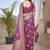 Tulip pink butta zari jacquard silk blend paithani saree