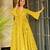 Green color rayon fabric palzzo kurta dress for ethnic party looks