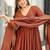 Brown color smart and ethnic readymade kurta set for casual and formal looks