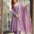 Onion color smart and ethnic readymade kurta set for casual and formal looks