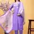 Purple color smart and ethnic readymade kurta set for casual and formal looks