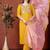 Yellow color smart and ethnic readymade kurta set for casual and formal looks