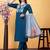 Blue color smart and ethnic readymade kurta set for casual and formal looks