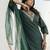 Green color chanderi silk fabric beautiful festive wear readymade kurta set