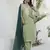 Pista color silk blend fabric beautiful festive wear readymade kurta set