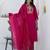 Pink color cotton blend readymade kurta set for girls' ethnic festive looks