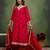 Pink color silk blend designer embroidery work heavy looks salwar kameez