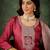 Maroon color smart viscose rayon fabric designer embroidery work ceremonial kurta set