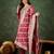 Maroon color smart viscose rayon fabric designer embroidery work ceremonial kurta set