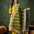 Lemon color smart viscose rayon fabric designer embroidery work ceremonial kurta set