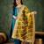 Teal blue color smart viscose rayon fabric designer embroidery work ceremonial kurta set