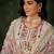 Off white color smart silk blend fabric designer embroidery work ceremonial kurta set