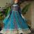 Rama color heavy wedding wear faux georgette sequins embroidered bridesmiad gown with dupatta
