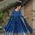 Beautiful blue color festive special chinon fabric sequins embroidered trendy gown with dupatta