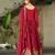 Beautiful maroon color festive special chinon fabric sequins embroidered trendy gown with dupatta