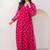 Pink color beautiful faux georgett fabric ethnic festive wear girlie gown