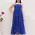 Blue color beautiful faux georgett fabric ethnic festive wear girlie gown