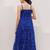 Blue color beautiful faux georgett fabric ethnic festive wear girlie gown