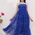 Blue color beautiful faux georgett fabric ethnic festive wear girlie gown