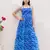Blue color beautiful faux georgett fabric ethnic festive wear girlie gown