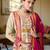 Pink color chinon fabric designer embroidered readymade suit for girls