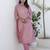Pink color chanderi silk  fabric designer embroidery work formally ethnic readymade kurta set