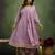 Lavender color viscose rayon fabric designer embroidery work formally ethnic readymade kurta set