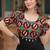 Black navratri special rayon kutchi gamthi kodi work gown