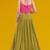 Pink Georgette Ethnic Lehenga choli