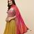 Pink Georgette Ethnic Lehenga choli